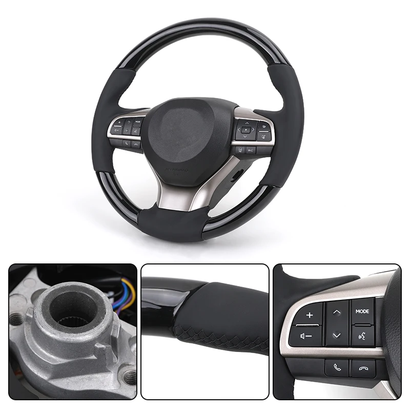 Изготовленный на заказ кожаный деревянный руль для Toyota Prado 120 150 FJ FJ70 FJ79 FJ76 FJ200 Land Cruiser LC100 LC200 LC300 2008-2020