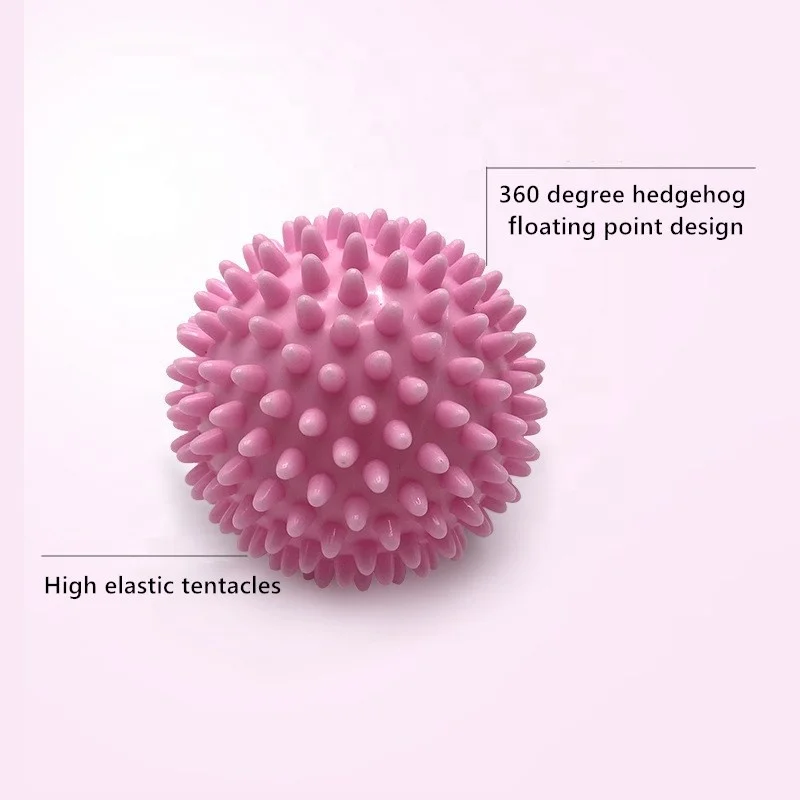 
Amazon Multiple Colors Fitness Soft Silicone Spiky Foot Roller Massage Ball 