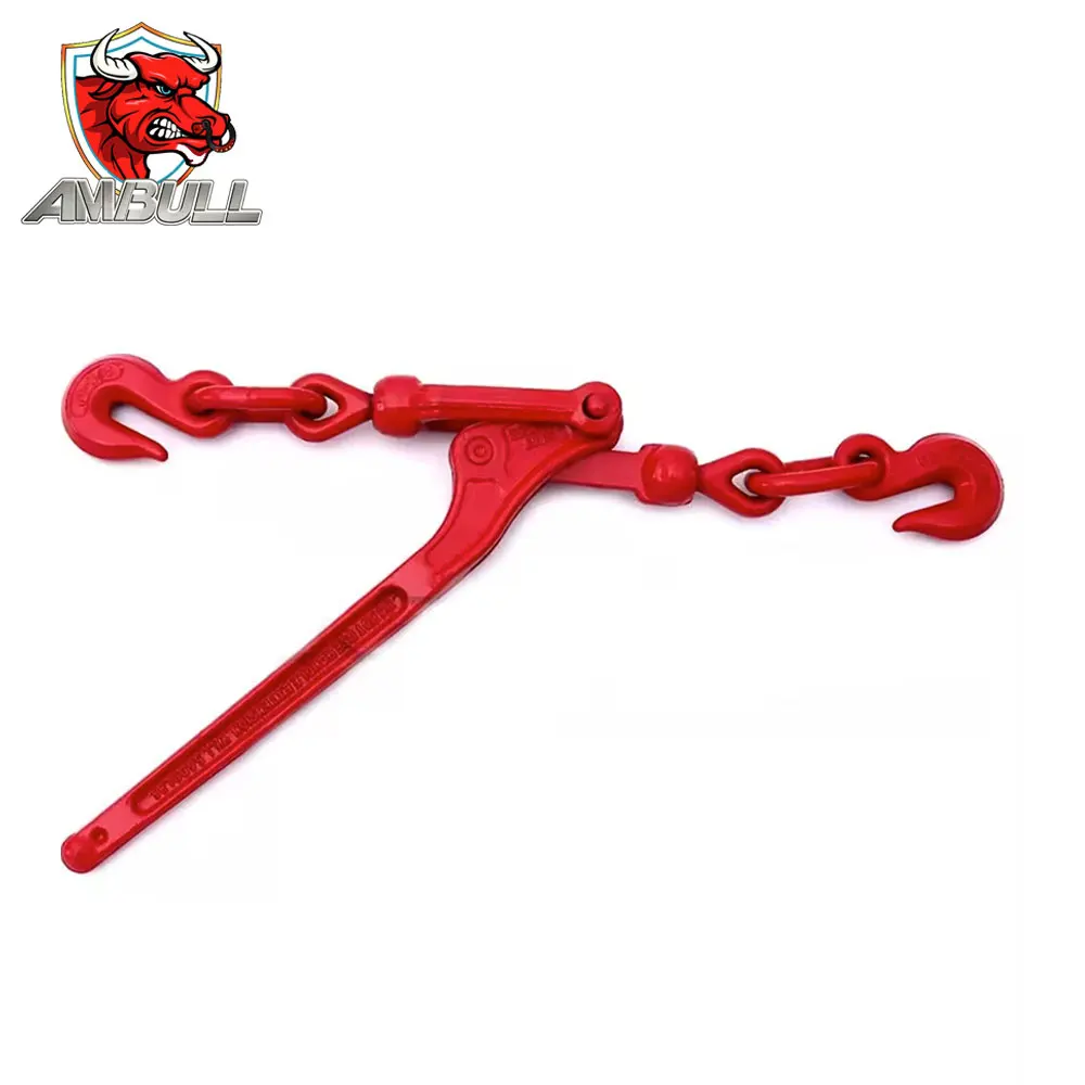Ambull Factory Price G70/g80 Forged Chain Tensioner Lever Type Load Binder Fastener Ratchet Type Binder Lever Load Binder