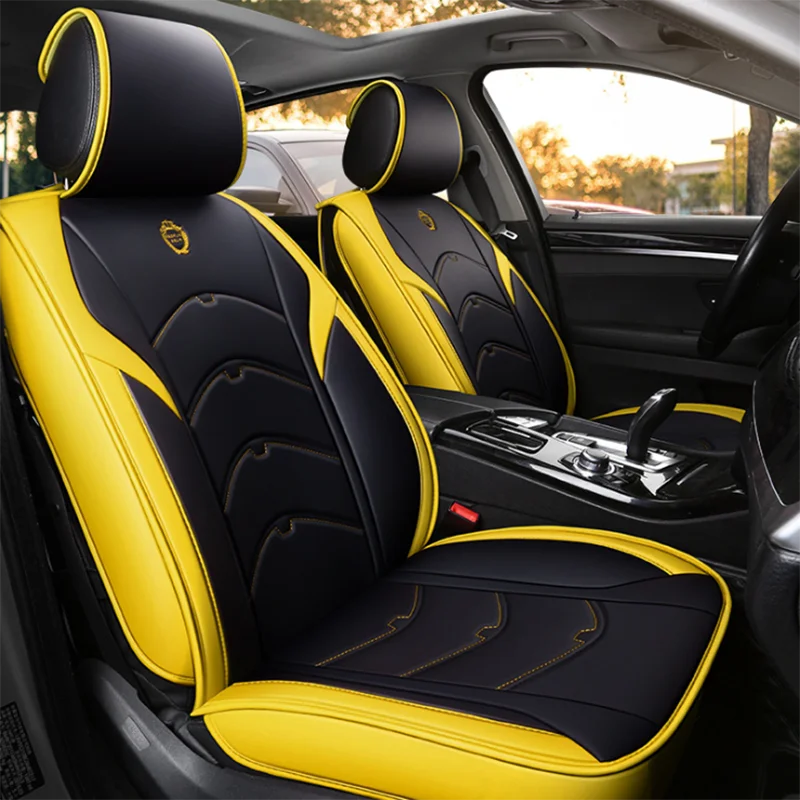 
The new all-season universal full-enclosed leather car seat cover is breathable and comfortable 