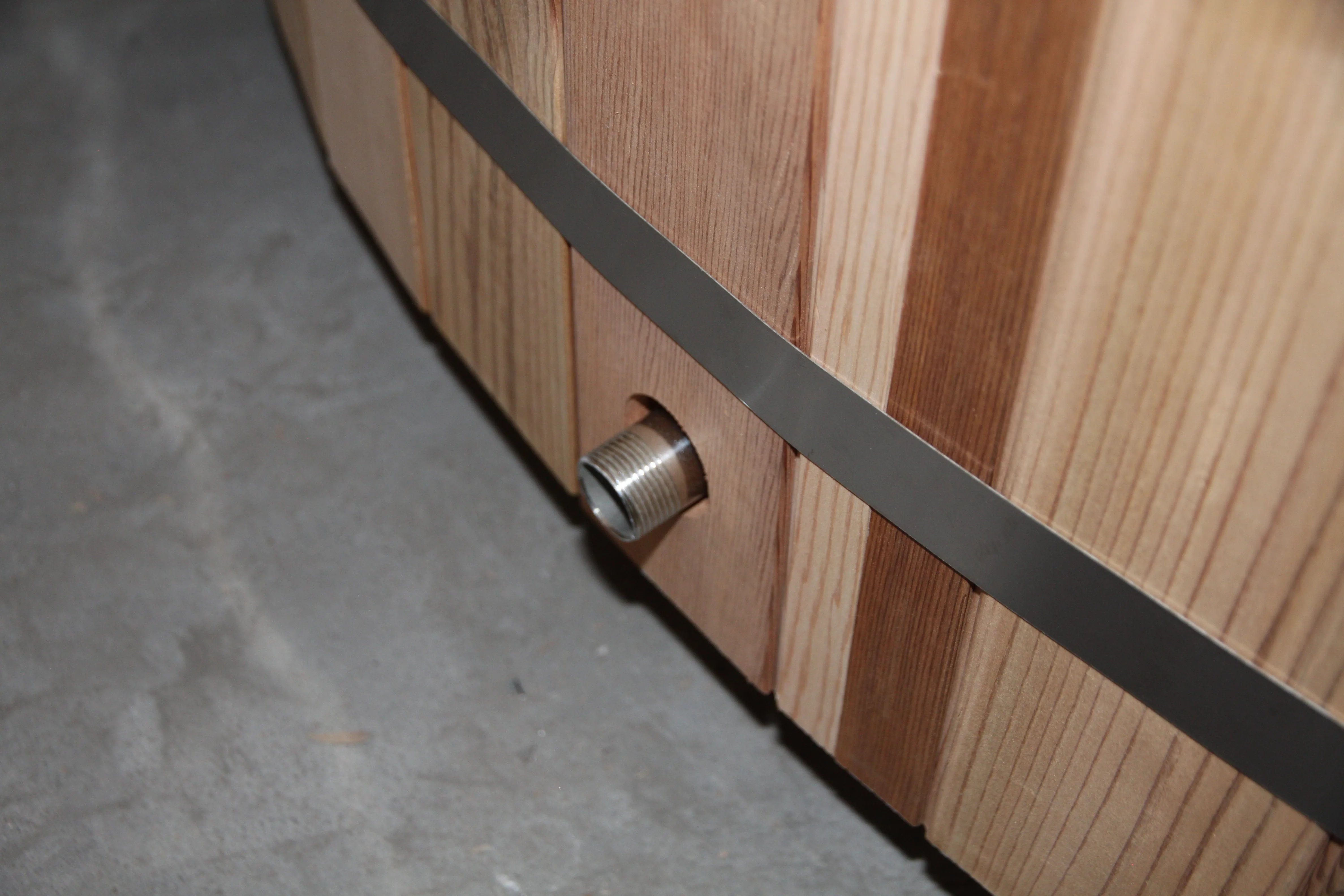 Modern design outdoor 2 person capacity ice bath tub hot sale stainless steel cold plunge with chiller