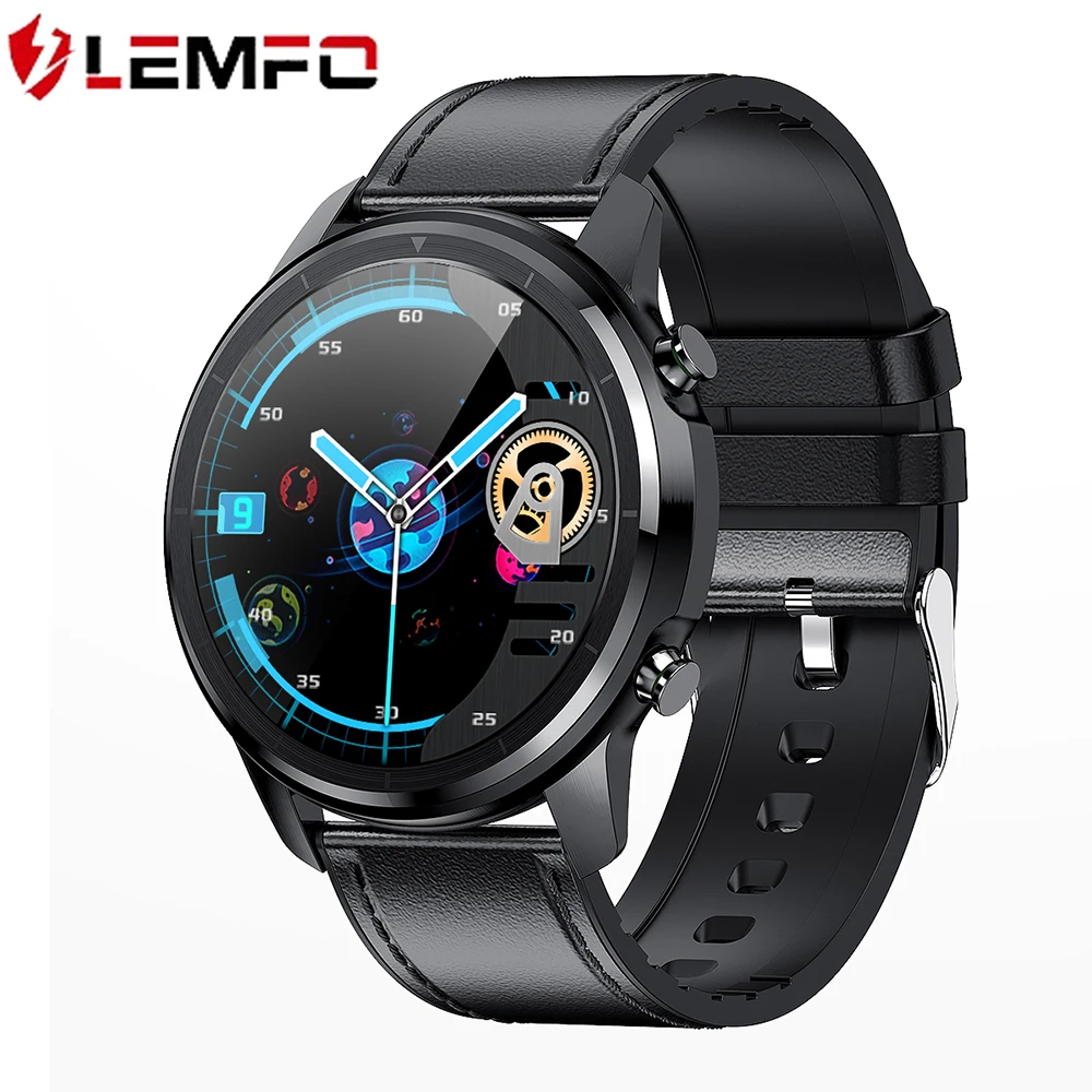 LEMFO LF26  OEM round circular screen cheap 360*360 resolution wrist smart watch with multiple languages