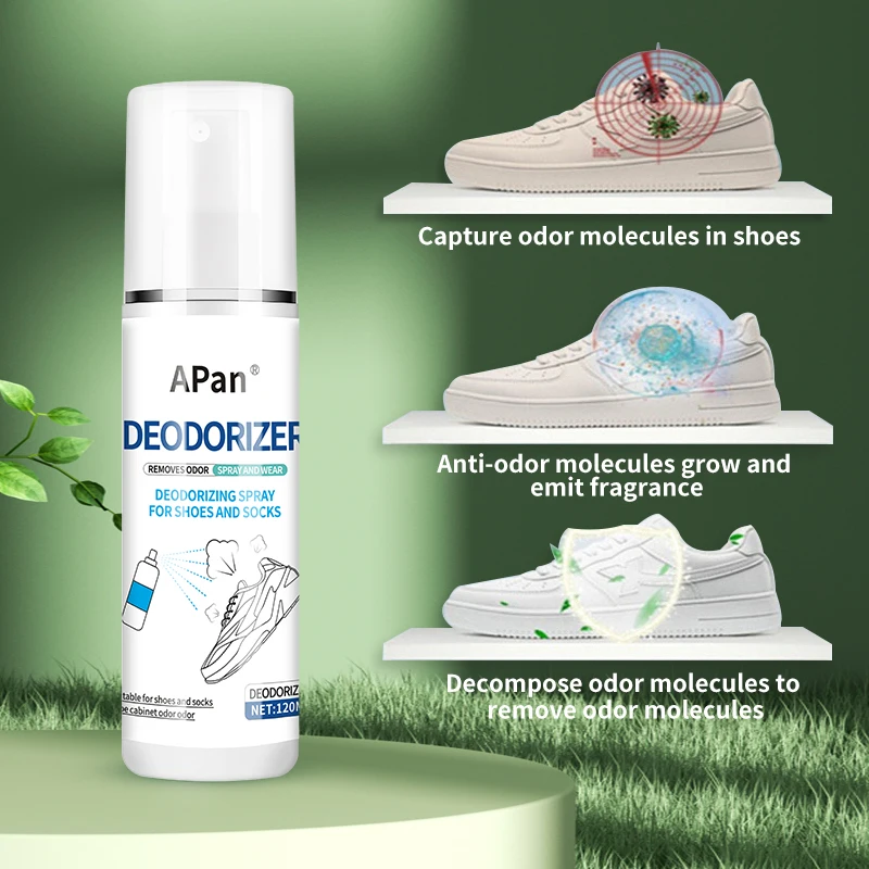 120ml China manufacturer hot sell shoes deodorant spray and spray  foot deodorant odor spray