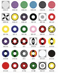 New Arrival Red White Fresh Lady Yearly Cheap Bloody Mary Bat Zombie Demon Crazy color Contact Lenses