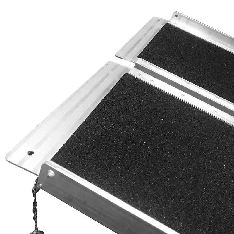 Алюминиевый складной пандус для инвалидной коляски для автомобильных шагов