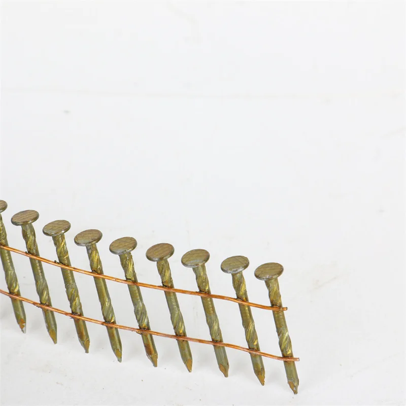 helical thread shank wire coil nails export