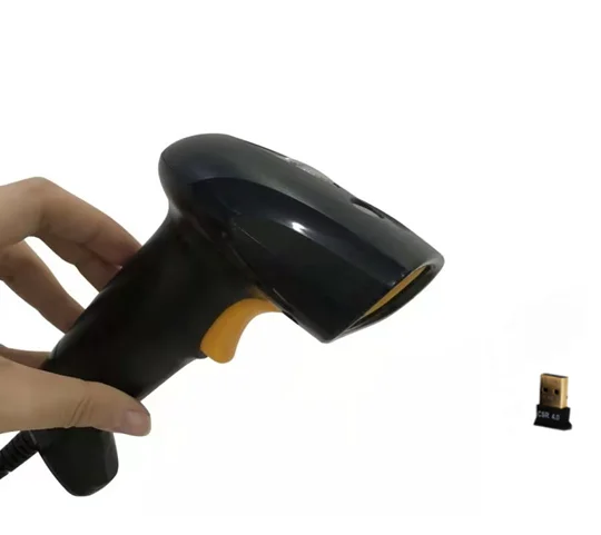 Сканер штрих-кода 1D 2D QR с поддержкой USB-кабеля, проводной беспроводной лазерный сканер HOP-660