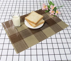 Pvc place mat dining table mat for wholesale