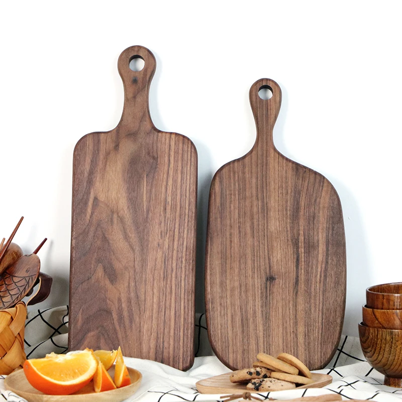 Acacia Wood Cutting Board and Chopping Board with Handle Charcuterie Cheese Serving Board for Kitchen and Dining Room