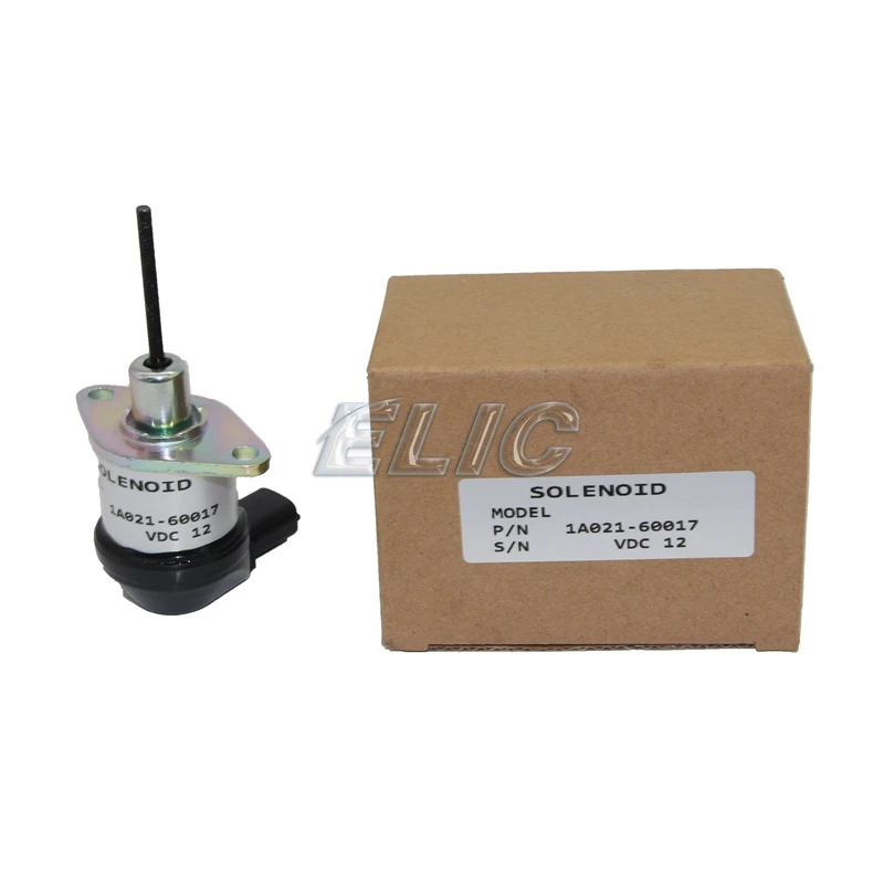 Excavator 12V 24V V2203 V2403 D1703 D1708 Engine Stop Solenoid 1A021-60010 1A021-60013 1A021-60015 1A021-60016 1A021-60017