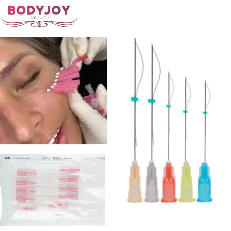 China Supplier skin rejuvenation absorbable v line hilos pdo collagen 4d cog threads