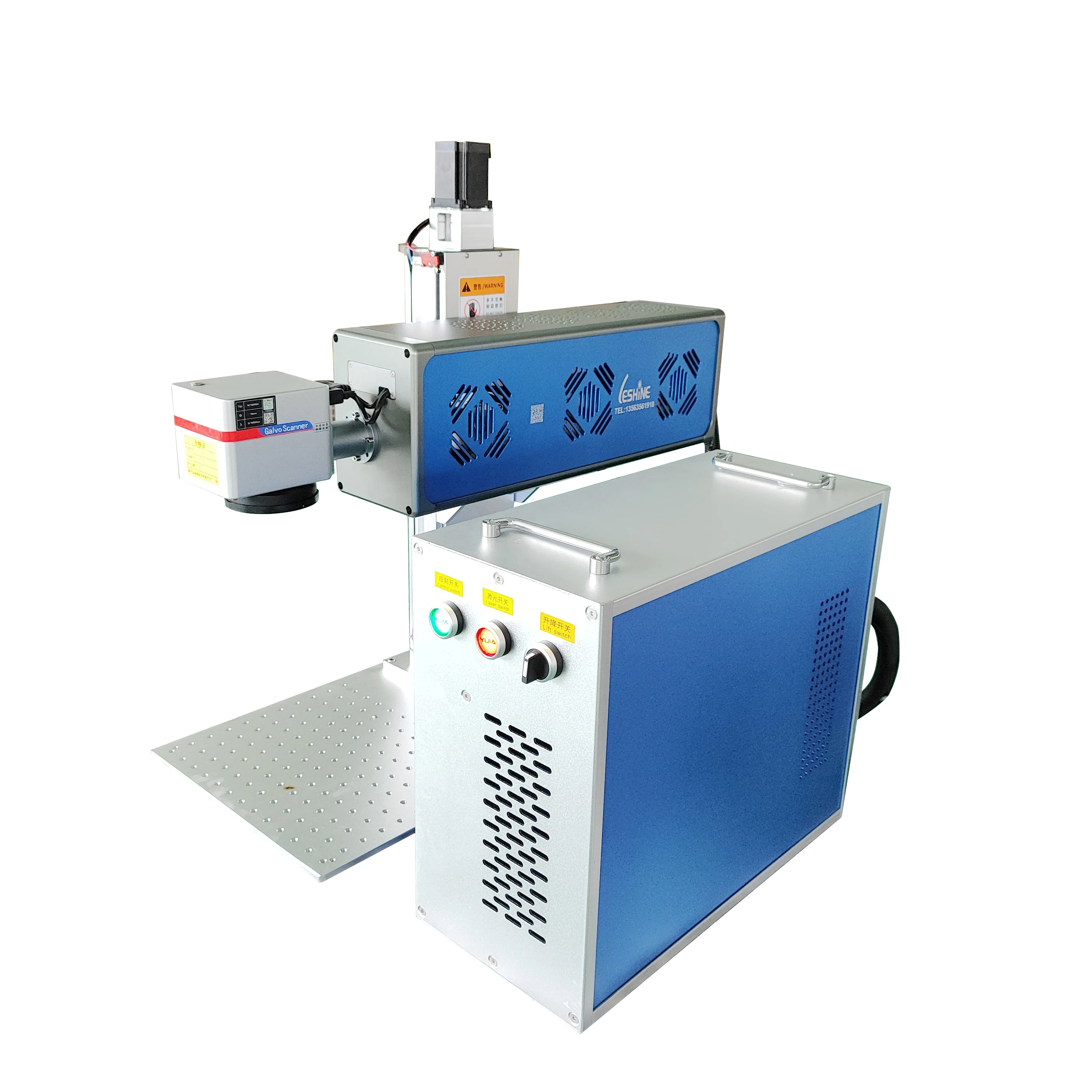 40W CO2 laser marking machine for beverage bottles food packaging bags aluminum foil packaging Cables