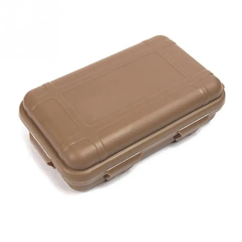 Plastic waterproof EDC survival box tactical tools small outdoor survival kit shockproof box