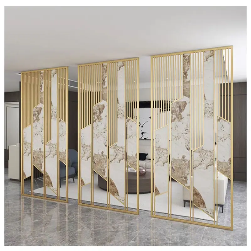 Modern Stainless Steel Room Partition For Stainless Steel Screen Dining Room Divider