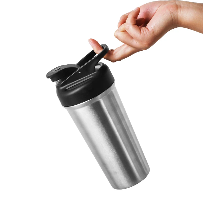 Popular Products Durable Gym Shaker Bottle Plastic Protein Shaker Bottle With Mixing Ball