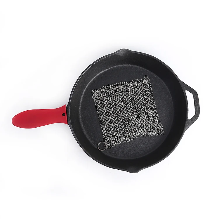 Hot sale Anti-rust Pre-Seasoned Cast Iron Skillet 3-Piece Chef Set