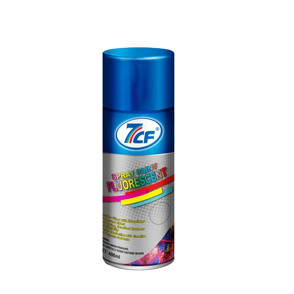 
7CF Wholesale Manufacture Auto Graffiti Decorative Paint Acrylic Resin Aerosol Colors Fluorescent Spray Paint 
