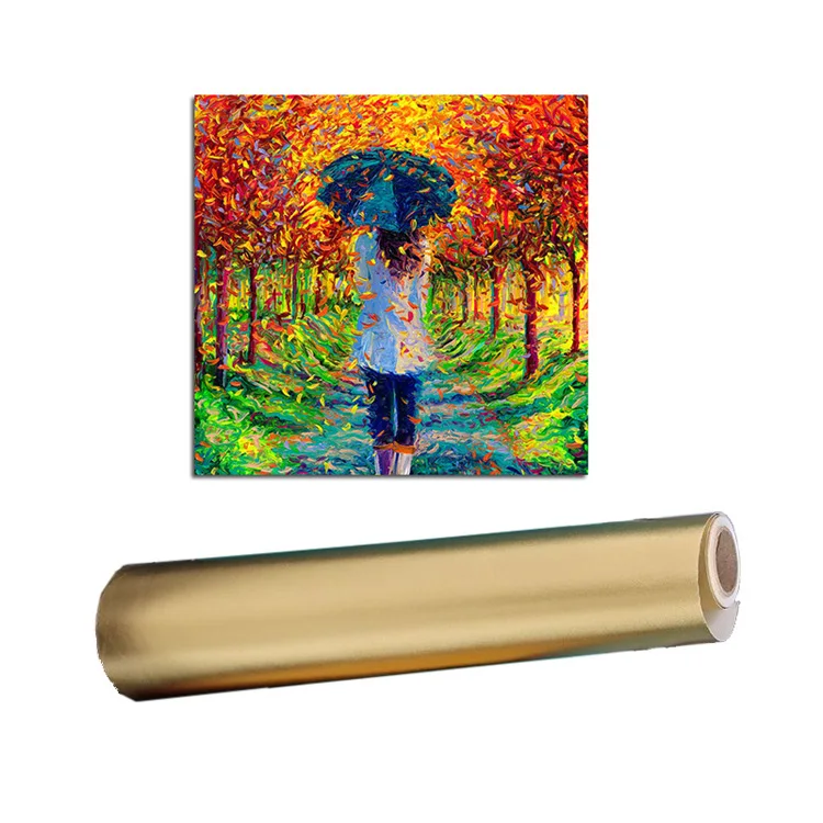 
Golden inkjet canvas printable gold oil painting wall ink canvas roll 
