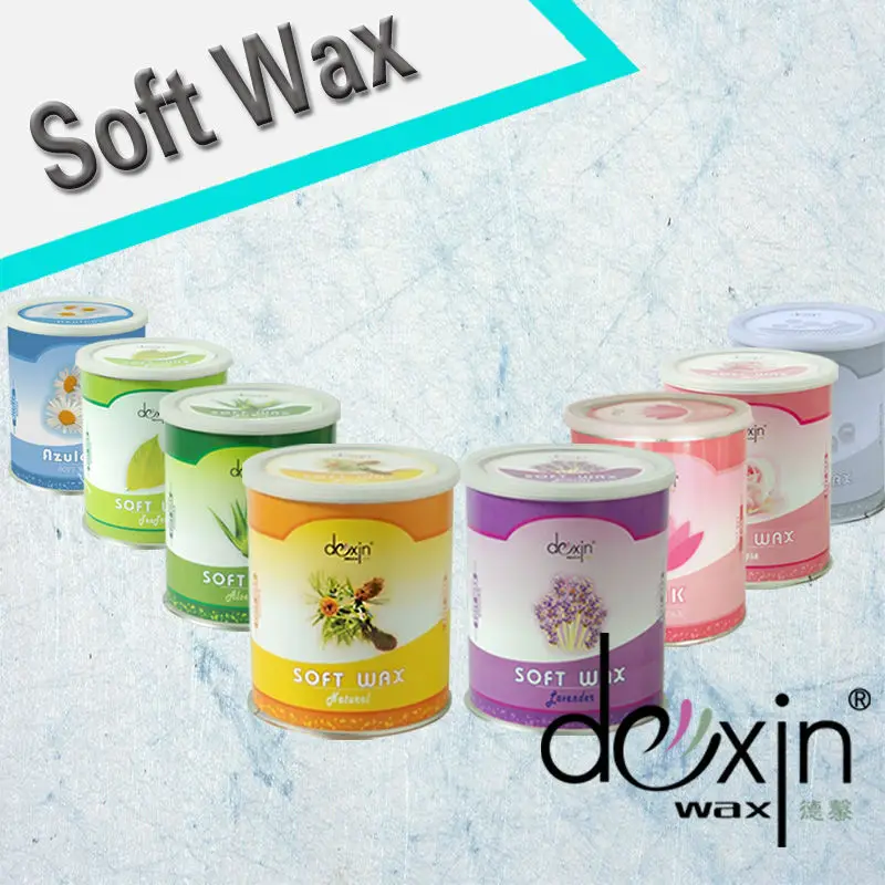 2023 Fast Cooling 800ml  Soft Strip Wax  Hair Removal Wax Can for various colors customization