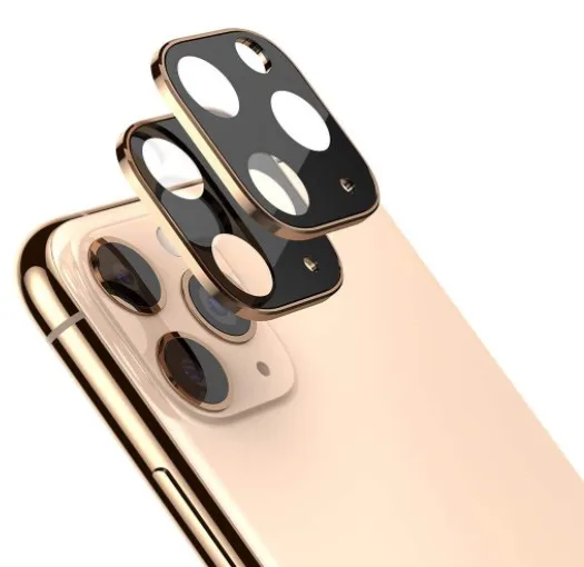 For iPhone 11 Pro/iPhone 11 Pro Max Camera Lens Protector, Clear Tempered Glass Protector For iphone 11 camera lens protector