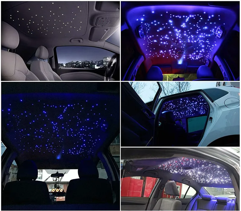 Приложение Smart light разные размеры комплект для освещения крыши автомобиля Rolls-Royce Phantom starlight