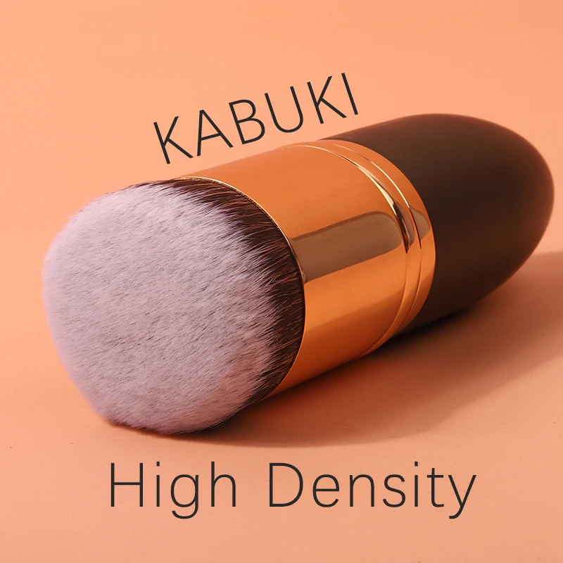 Оптовая продажа индивидуальные кисти для макияжа основы под макияж KABUKI натуральная