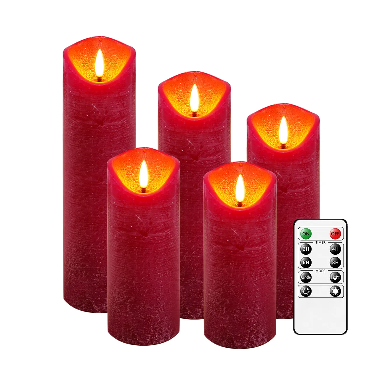 kakoya 2024 High quality hot selling led flameless candles Church prayer candlelight dinner holiday parties Real wax candle