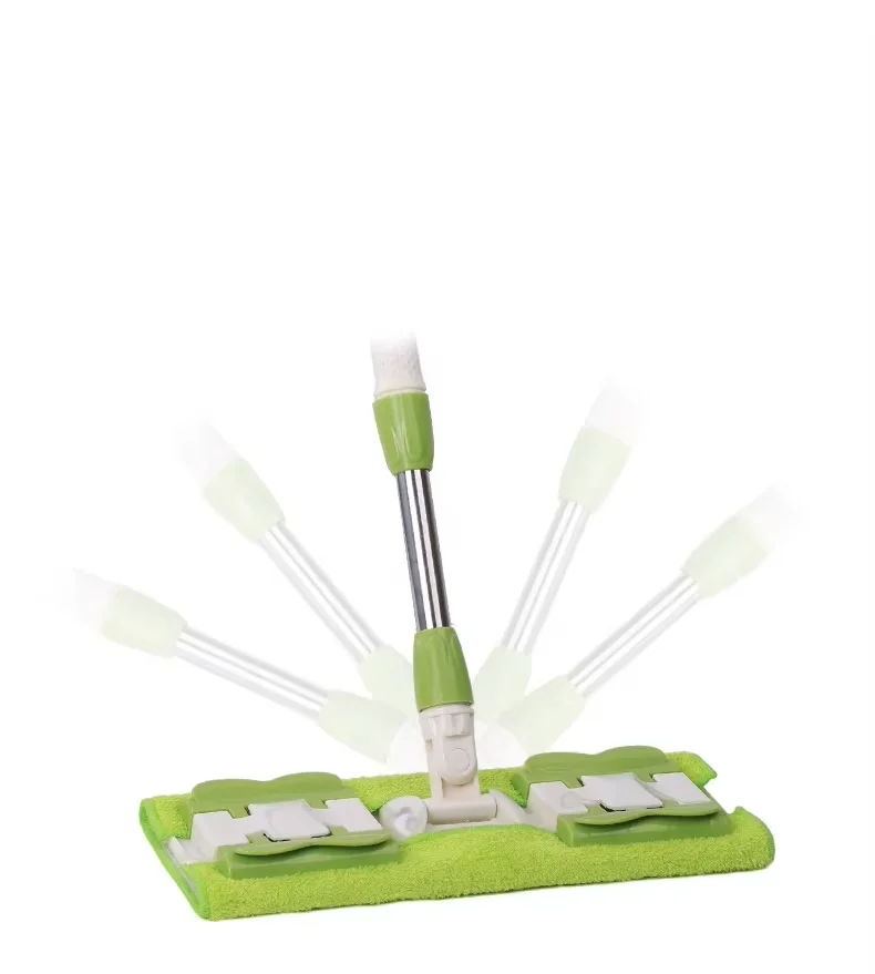 2024 Hot Sale Long Handle Microfiber Wet & Dry Powerful Retractable Floor Cleaning Smart Mop for Home