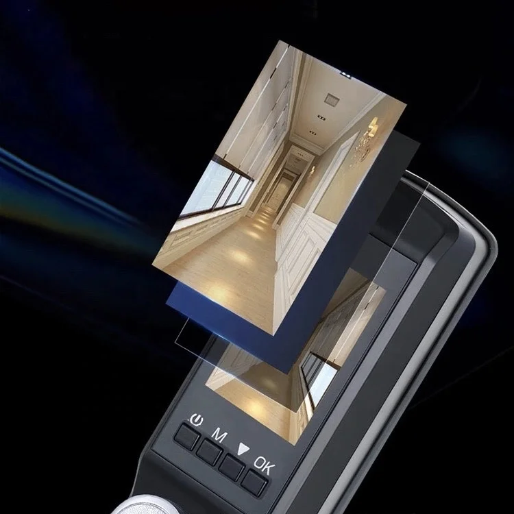 Smart Electronic Door Lock Fingerprint Password Automatic Card Wireless Mechanical Key Security Access Lock