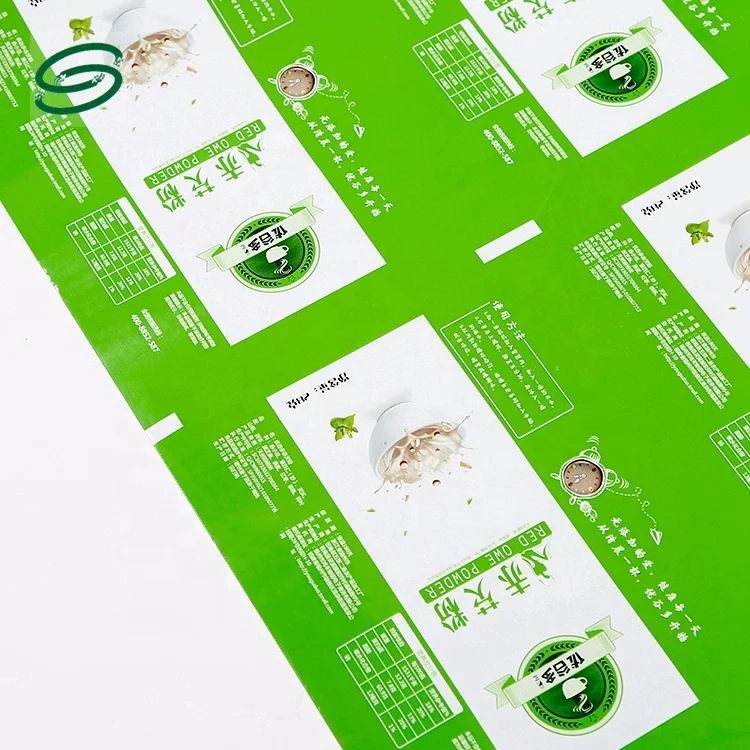 Chinese yam and barley powder plastic bags heat seal laminating Film Roll  Aluminum Package Bag roll film