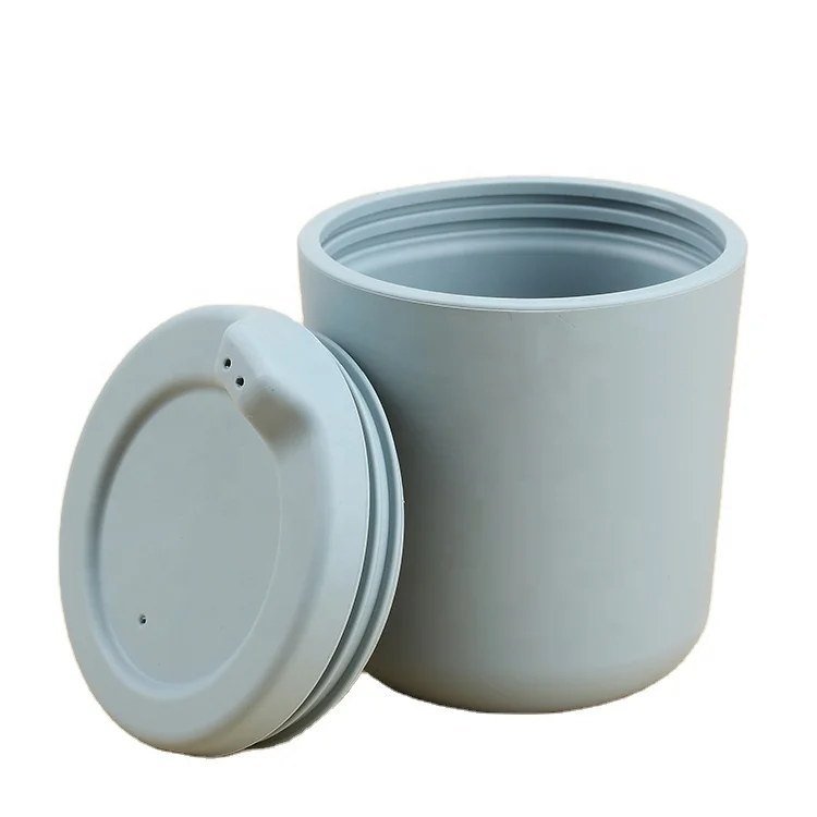 Custom brand logo packaging silicone baby sippy cup with lid waterproof 12 colors for choice