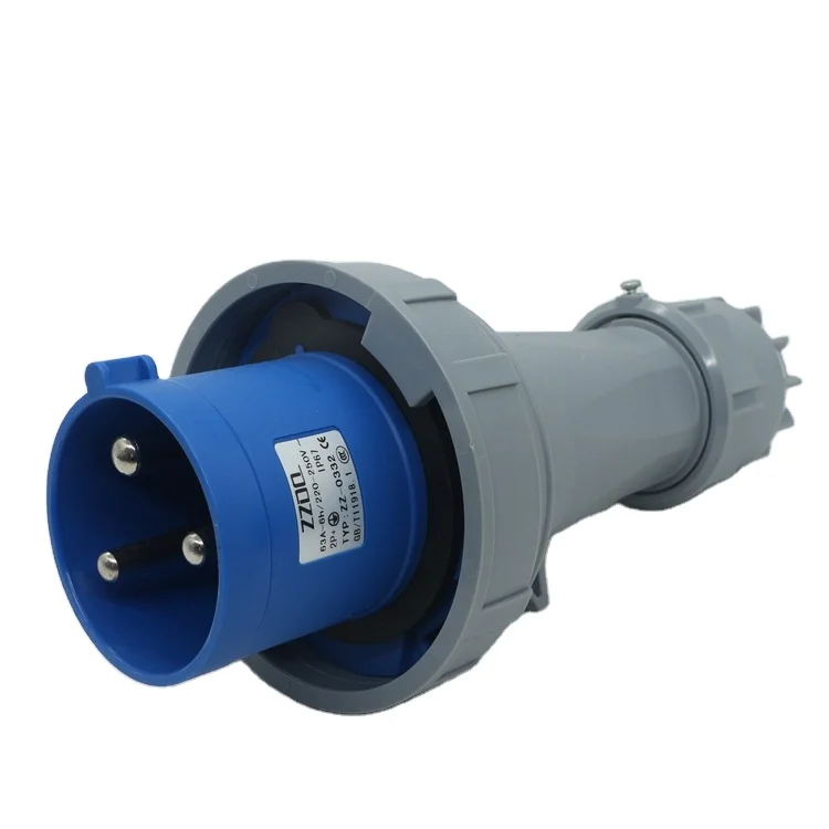 industrial aviation plug-in ZZ0432 125A 220V IP67 waterproof aviation plug socket