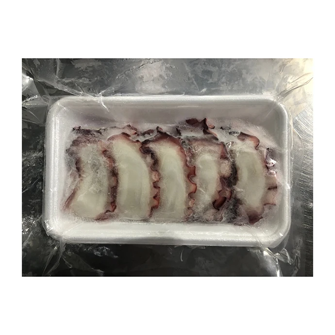 
Sliced Octopus legs 200g instant wholesale frozen seafood with a skillful technique 
