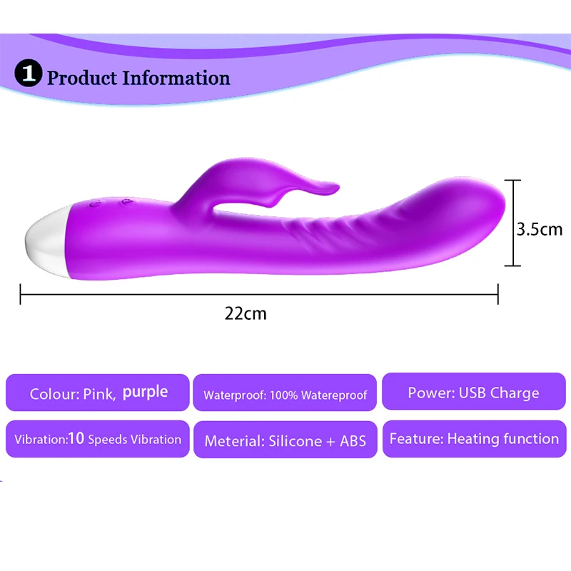 Новый дизайн Rabit G spot Стимулятор клитора Sextoy Sexshop секс-игрушки для взрослых Отопление кролик вибратор женщин