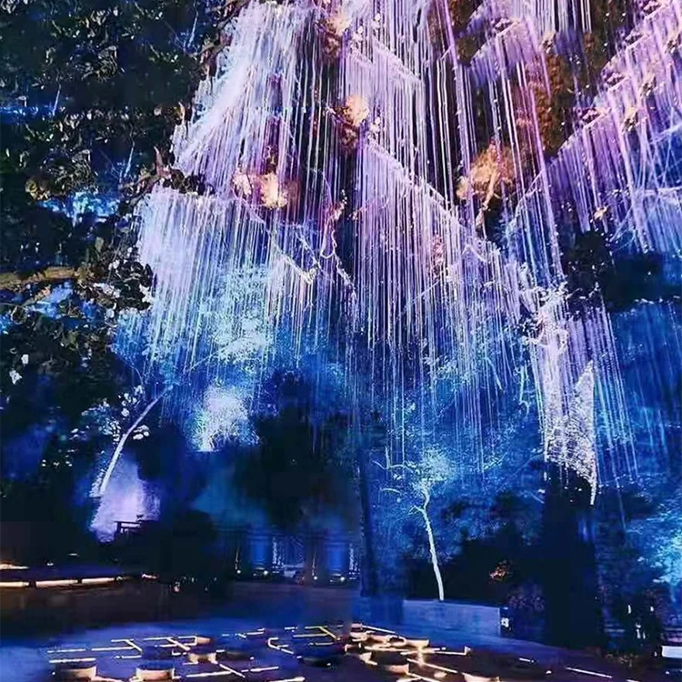 starry sky restaurant corridor hanging chandelier wedding decorations hotel bar led pendant light modern