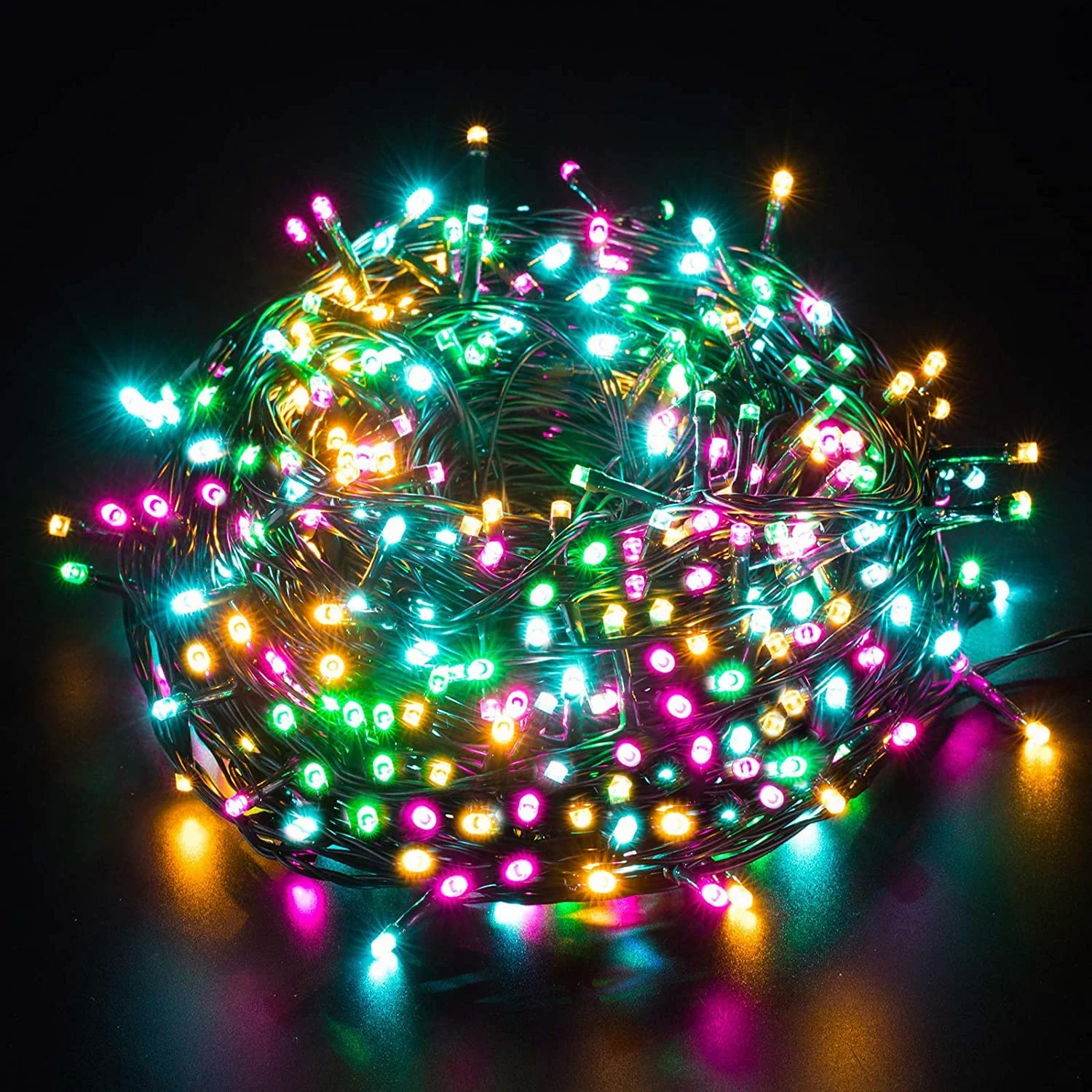 Northland 50m 500 Leds RGB LED Holiday Decorative Flashing Fairy Christmas Light 8 Twinkle Night with EU Plug for Sale