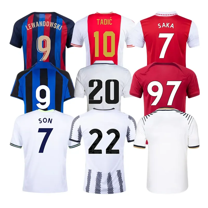 Custom OEM Soccer Wear Design Club Team Name Football Set Football Shirts Thailand Football jersey Sublimated Soccer Jerseys
