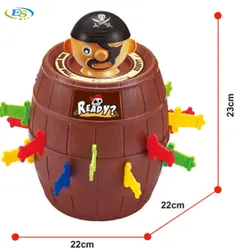 Лидер продаж на Amazon, Семейная Игра, выдвижная Пиратская Классическая Детская настольная игра, Настольная интеллектуальная игра для детей