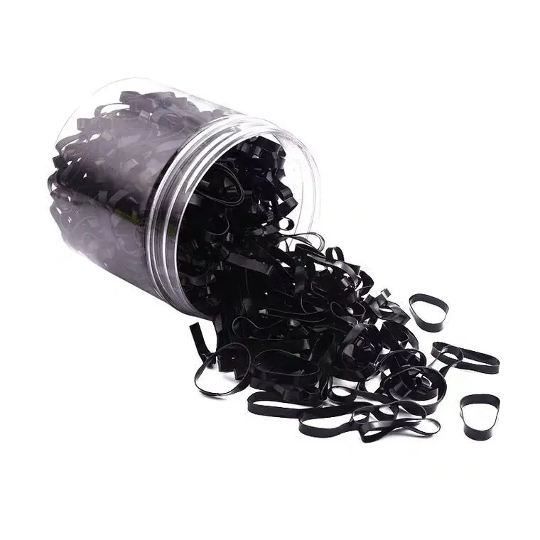 Skyey Care 450pcs Disposable Mini Rubber Bands Soft Elastic Bands For Kid Hair Hair Braids