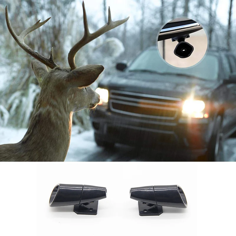 2 pack Ultrasonic Deer Warning Whistle Deer Alert Animal Alert