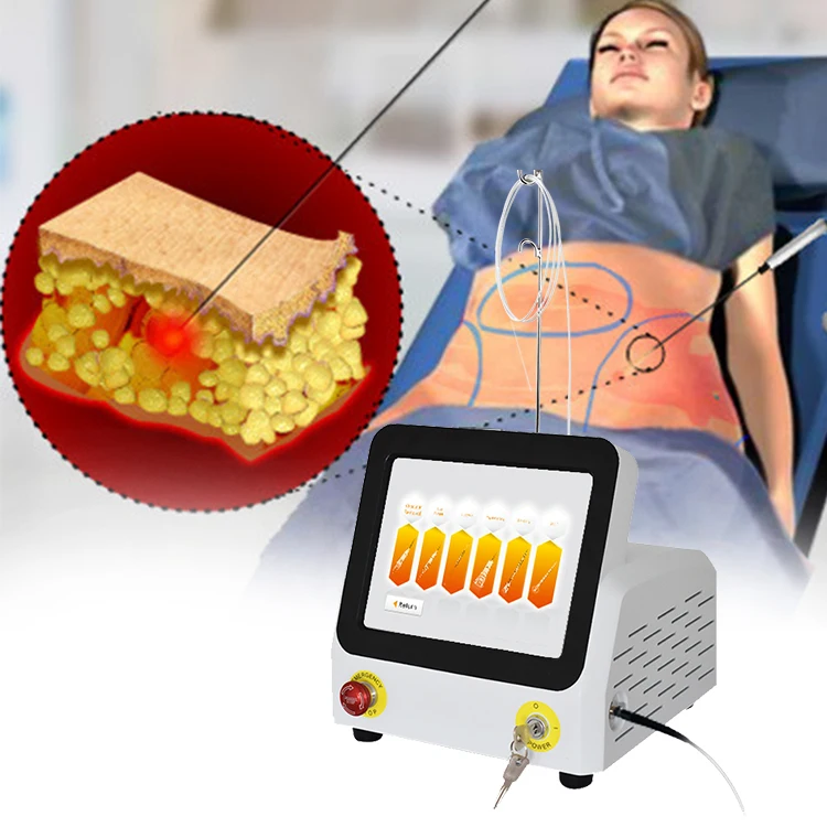 Portable Lipolysis Laser Aesthetic Plastic Laser For Lipolysis And Skin Tightening