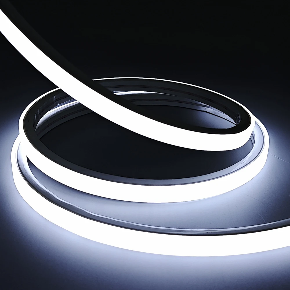 Ultra long 50m/roll 48V 10*10mm LED neon strip light no voltage drop IP67 waterproof silicone led strip neon flex