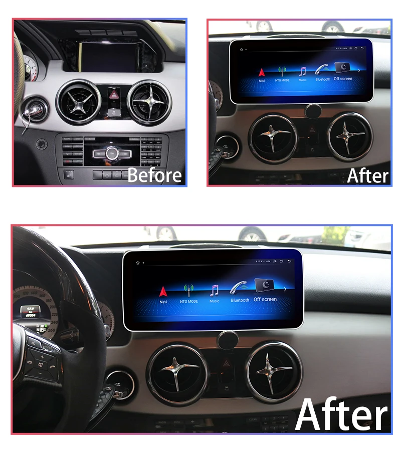 10.25/12.3 INCH FM WIFI Carplay Android Car Dvd Player Radio stereo for Mercedes Benz GLK 2013-2015 Car Video GPS navigation