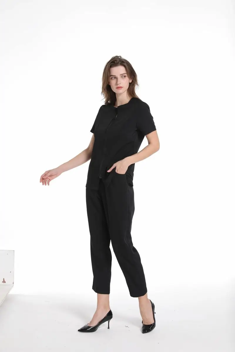 Factory direct sales can customize the size of beauty salon uniforms, and foot massage shop hotel uniforms are used for hotels