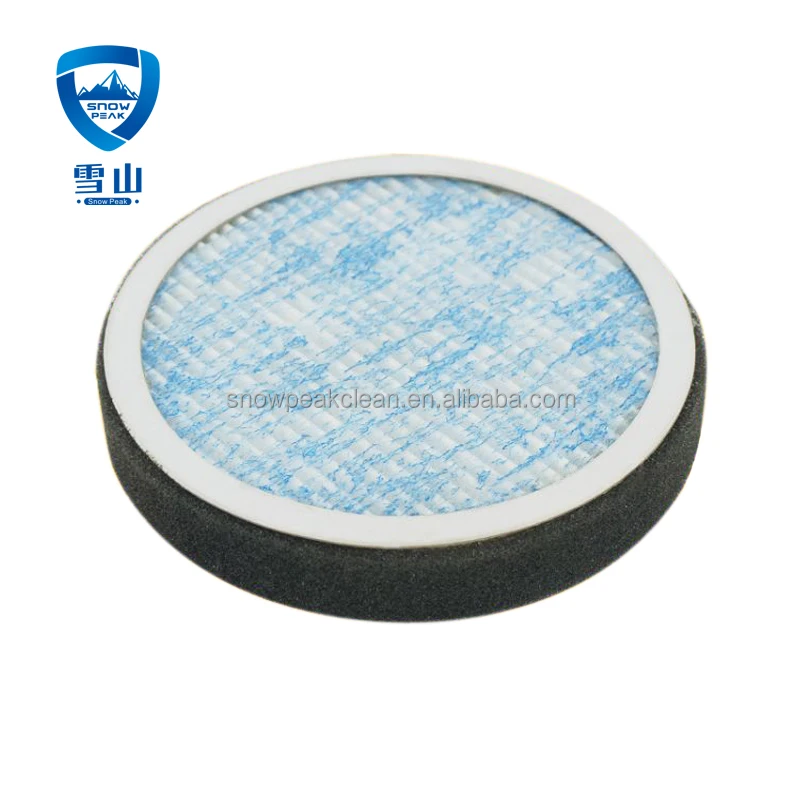 Round HEPA H14 Air Purifier HEPA Filter For Removal Of  Particle Dust