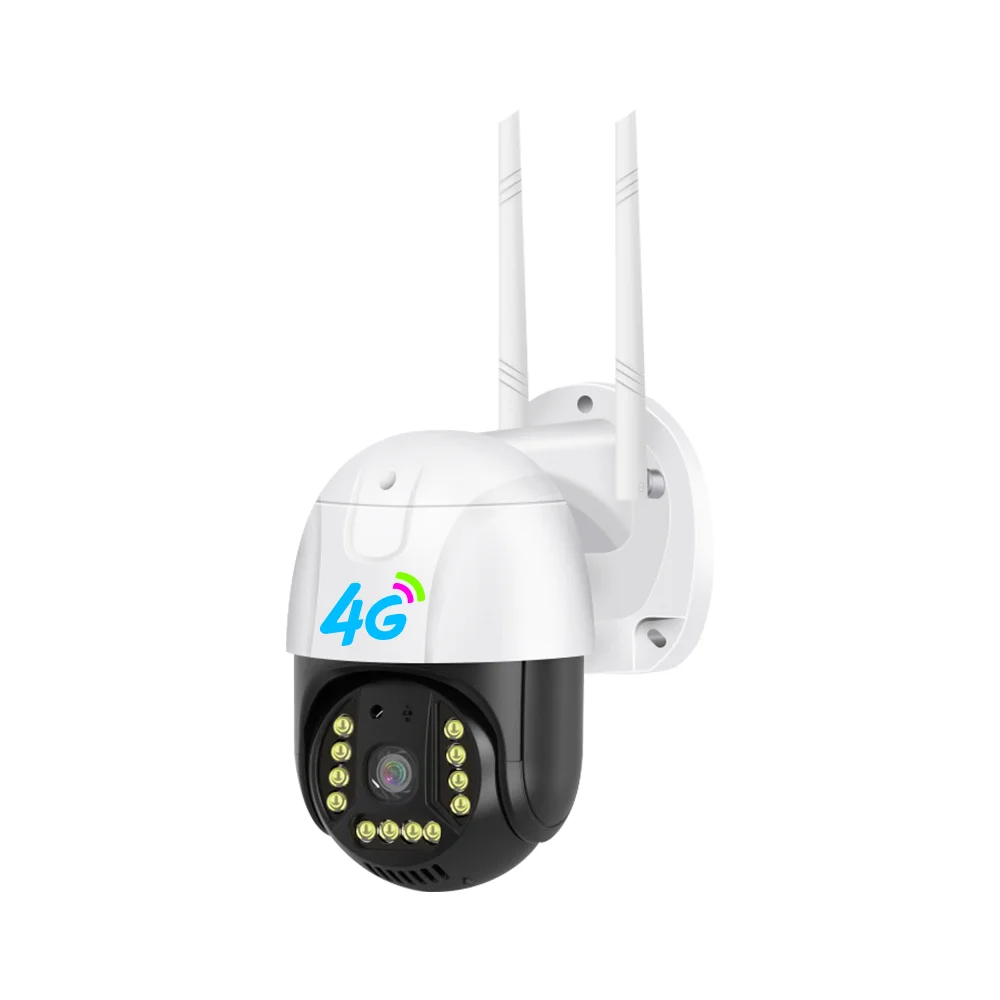 3MP Starlight V380 Pro Outdoor Camera 4G Sim Card LTE Security 4G IP HD CCTV PTZ Camera