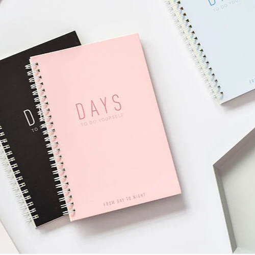 Wholesale Custom Daily Full Color Personalized Journal Spiral Note books A5 Planner Notebook Printing
