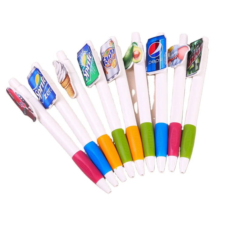 Рекламная реклама, новинка, зажим, дизайн под заказ, пластиковая ручка, рекламная шариковая точка, новинка, зажим, пластиковая ручка