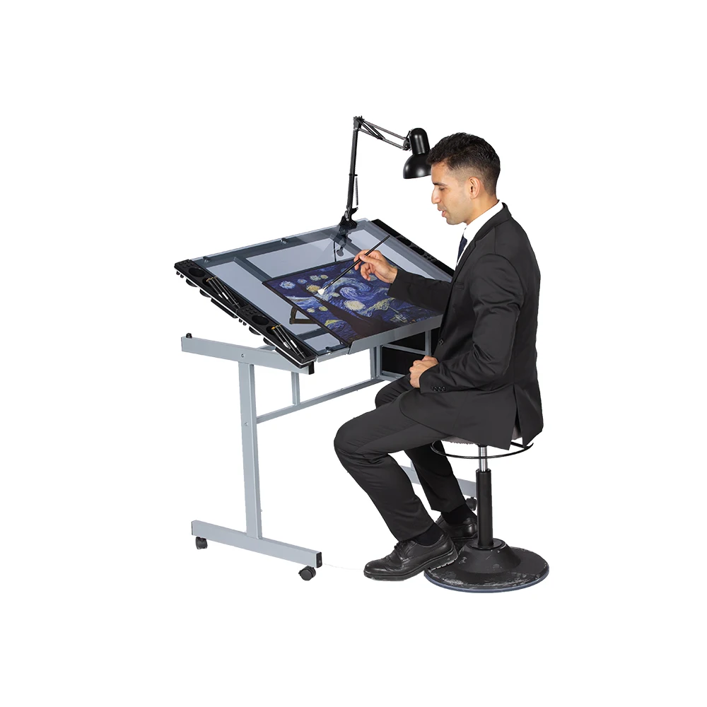 Eisdir DT2 OEM офис с нарисованным регулируемым стеклом складной инженерный художественный стол архитектурная живопись чертежный стол