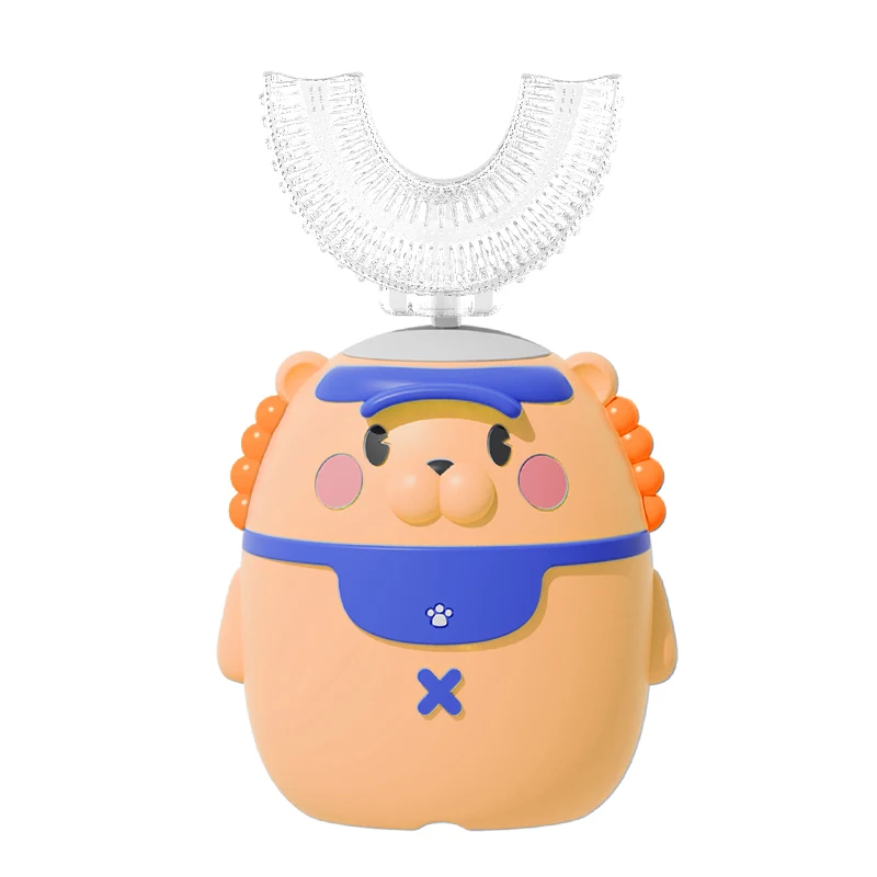 DYCROL U6 Little Lion Cartoon Smart 360 Degree U Shape Electric Toothbrush For Kids OEM/ODM Toothbrush Manufacturer